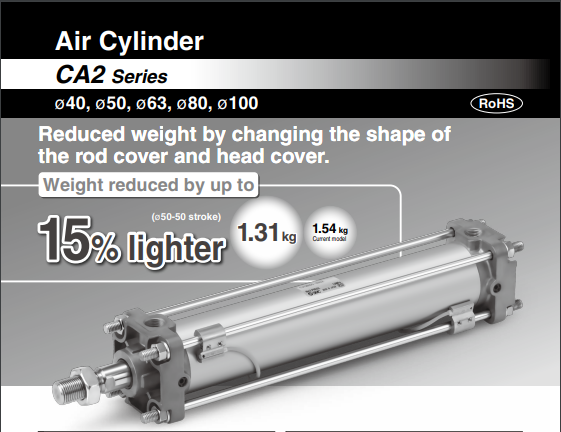 Xy lanh SMC CDA2B50-100Z
