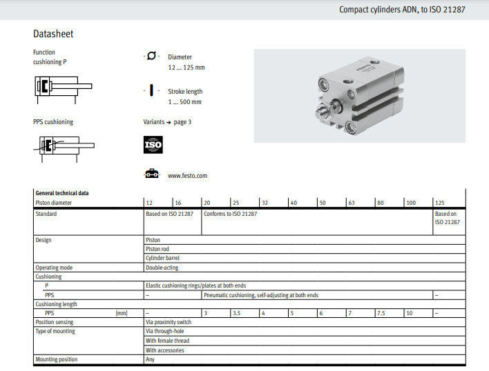 Xy lanh Festo ADN-20-20-I-P-A