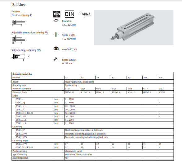 Xy lanh Festo DSBC-100-300-PPVA-N3