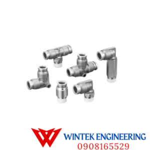 Đầu nối khí kim loại SMC KQ2B Series